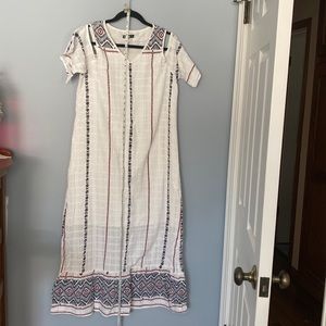 Maxi Summer Dress Cotton / Linen blend